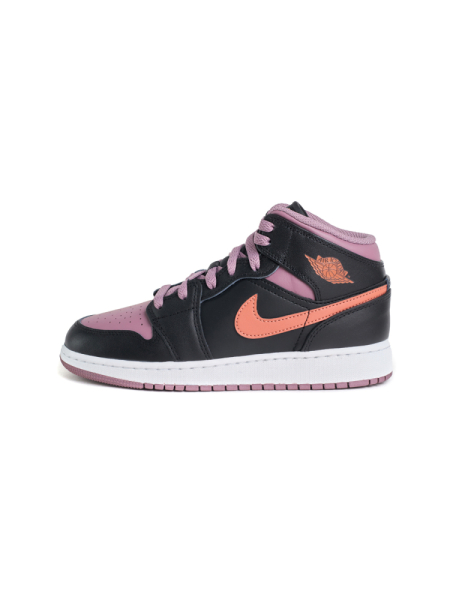 Кроссовки подростковые Jordan 1 Mid SE "Black Sky J Mauve" NKDADDYS SNEAKERS, цвет: Чёрный FB9909-008 купить онлайн