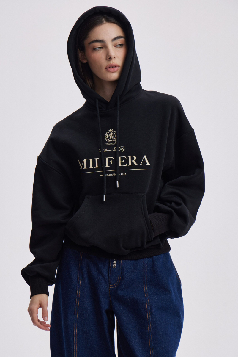 Худи MILF ERA SORRY, I’M NOT, цвет: Черный,  купить онлайн