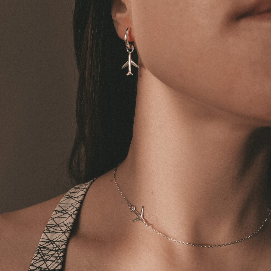 Колье Самолет The Reason, цвет: серебро, кле самол - 152 купить онлайн