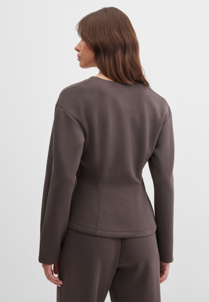 Кардиган из ткани интерлок Marou, цвет: коричневый, Mar_26021401 купить онлайн