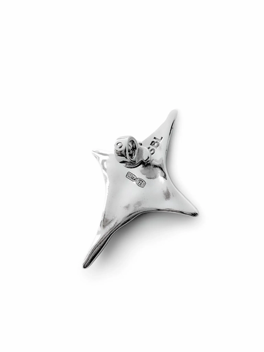 Серебряная моносерьга «Счастья ключ» SBLESKOM, цвет: серебро, 12215 купить онлайн