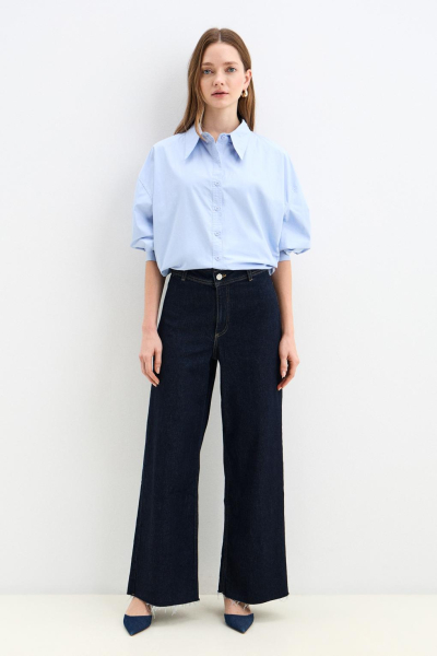 Рубашка SHAME ENEVOO, цвет: голубой, 02599 купить онлайн