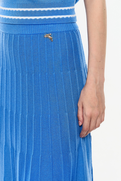 Вязаная юбка DREAMS BY ALENA AKHMADULLINA, цвет: голубой, 225104100304194/111000 купить онлайн