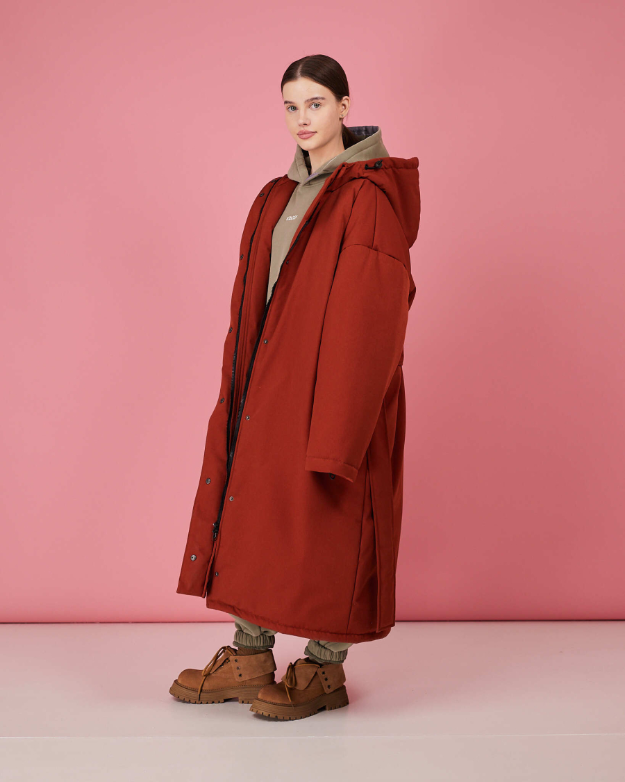 Плащ махагон зима TABOO, цвет: махагон, Plmah купить онлайн