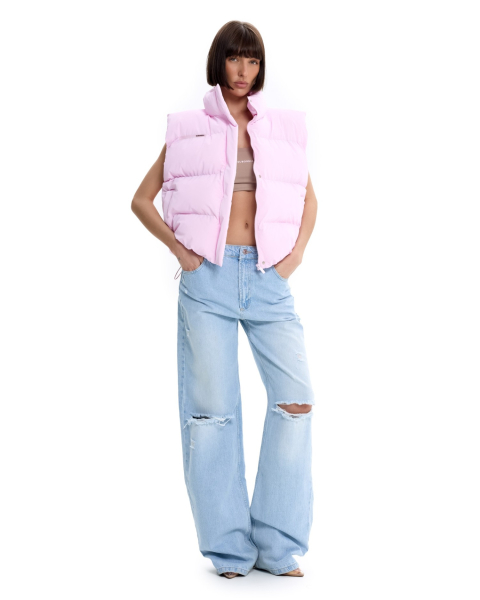 Жилет базовый мини Suborbia, цвет: розовый 006858 |трендовая новинка купить онлайн