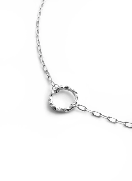 Серебряный колье-чокер «Кратер» SBLESKOM, цвет: серебро, 11044 купить онлайн