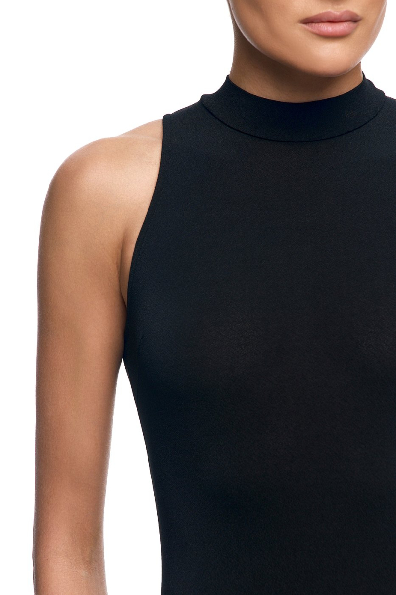 Платье макси с американской проймой SODAMODA, цвет: Черный, 12284 купить онлайн