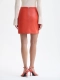 Юбка мини из искусственной кожи TRUE RED, цвет: красный, 252302 купить онлайн