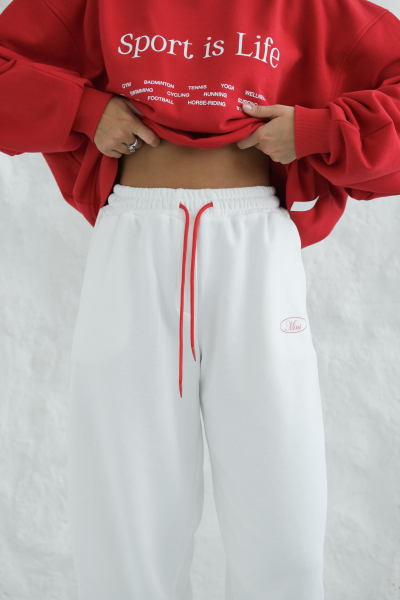 Свитшот Sport is life MINI, цвет: красный, НФ-00000147 купить онлайн