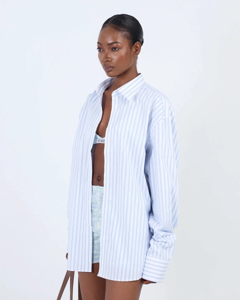 Рубашка CL71 STRIPES BLUE ASIA ST 71, цвет: голубой, Ast71.CL71.shirt-stripes-blue купить онлайн