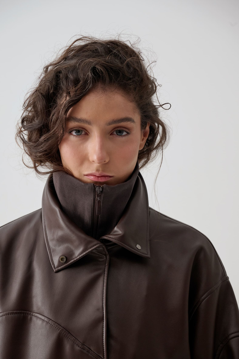 Анорак винтажный горький шоколад UNKE, цвет: коричневый, 2601J005P_BR купить онлайн