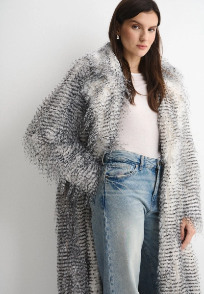 Шуба RUF ENEVOO, цвет: серый, 07054 купить онлайн