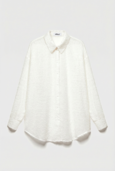 Рубашка с пушистой фактурой