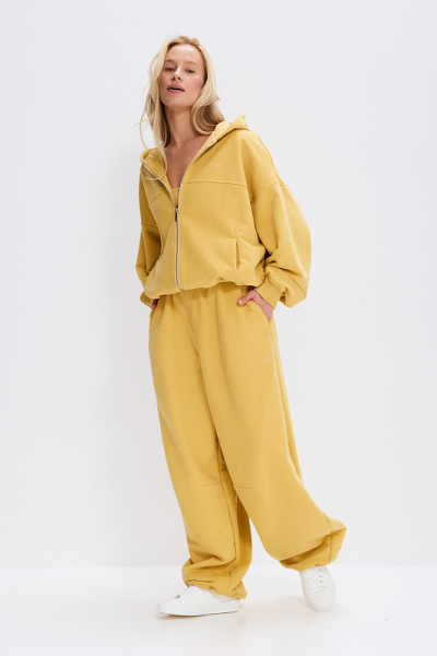 Олимпийка из бархатистого хлопка ABDA, цвет: сафари, 912605701470 купить онлайн