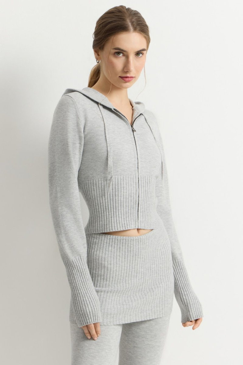 Худи с застежкой-молнией TOPTOP, цвет: серый, TT.050.15829.800 купить онлайн
