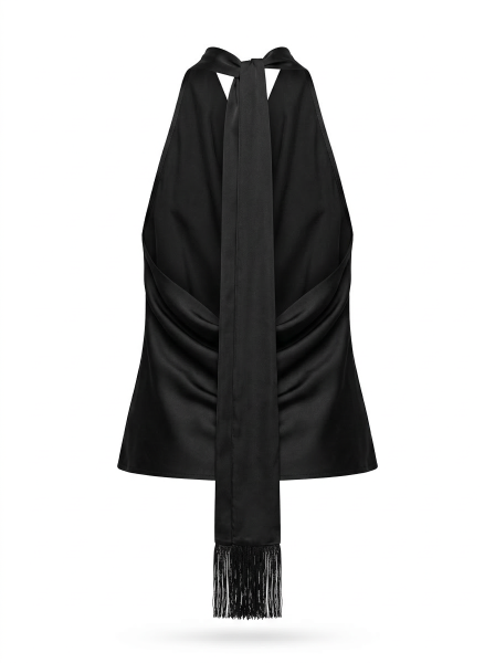 Топ с открытой спиной Marou, цвет: Черный, Mar_26041506 купить онлайн