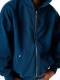 Худи Vintage waves zip hoodie U NAIPACHE, цвет: синий,  купить онлайн
