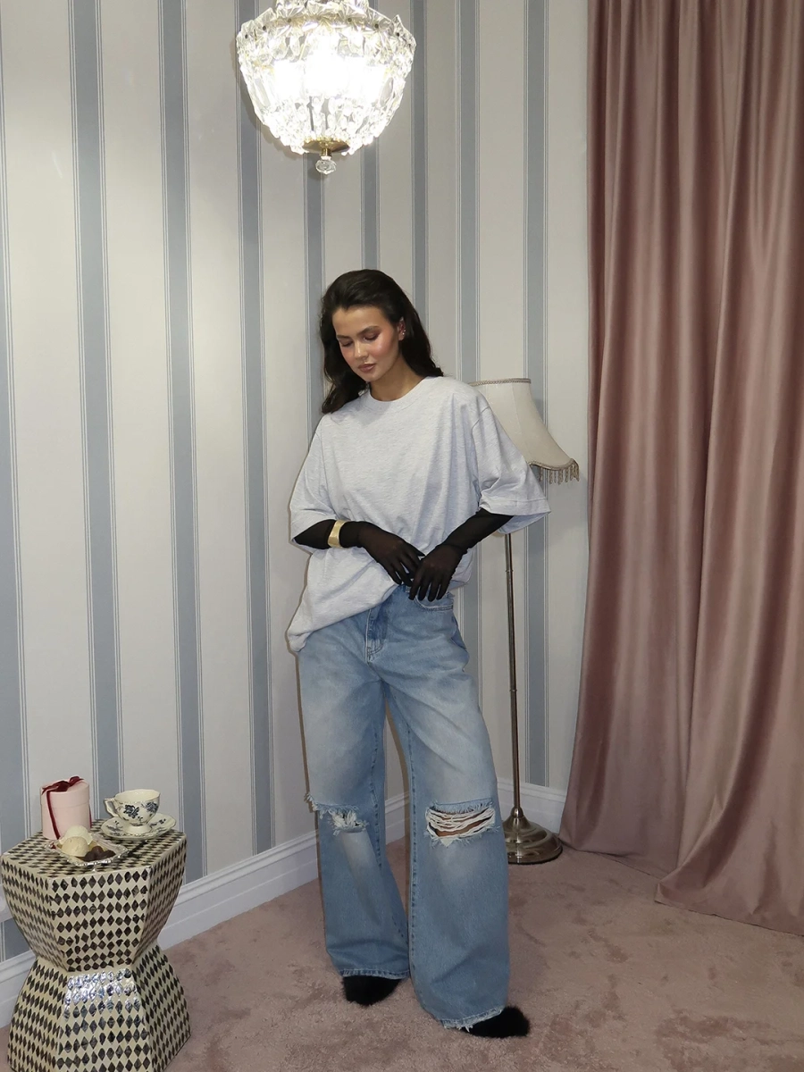 Футболка с лифом MIARTLAND, цвет: серый, НФ-00000832 купить онлайн