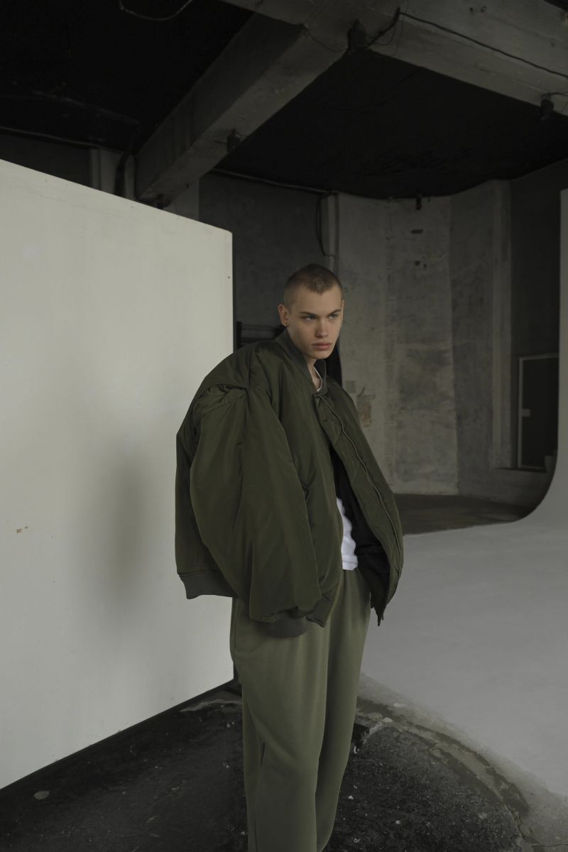 Бомбер оверсайз all., цвет: Khaki, all338bck купить онлайн