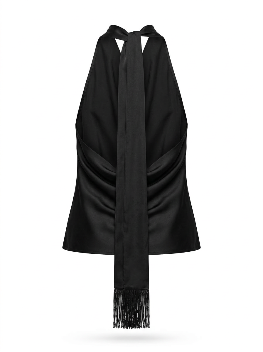 Топ с открытой спиной Marou, цвет: Черный, Mar_26041506 купить онлайн