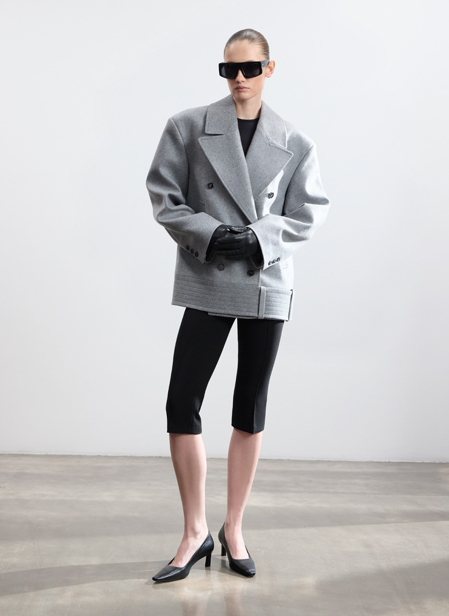 Полупальто-бушлат ALL WE NEED, цвет: серый, 2602W5174-04 купить онлайн