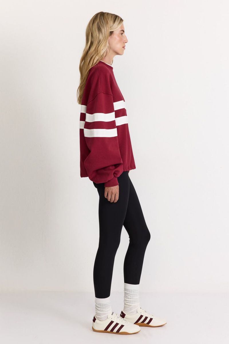 Свитшот из 100% хлопка TOPTOP, цвет: бордовый с принтом, TT.053.17778.331 купить онлайн