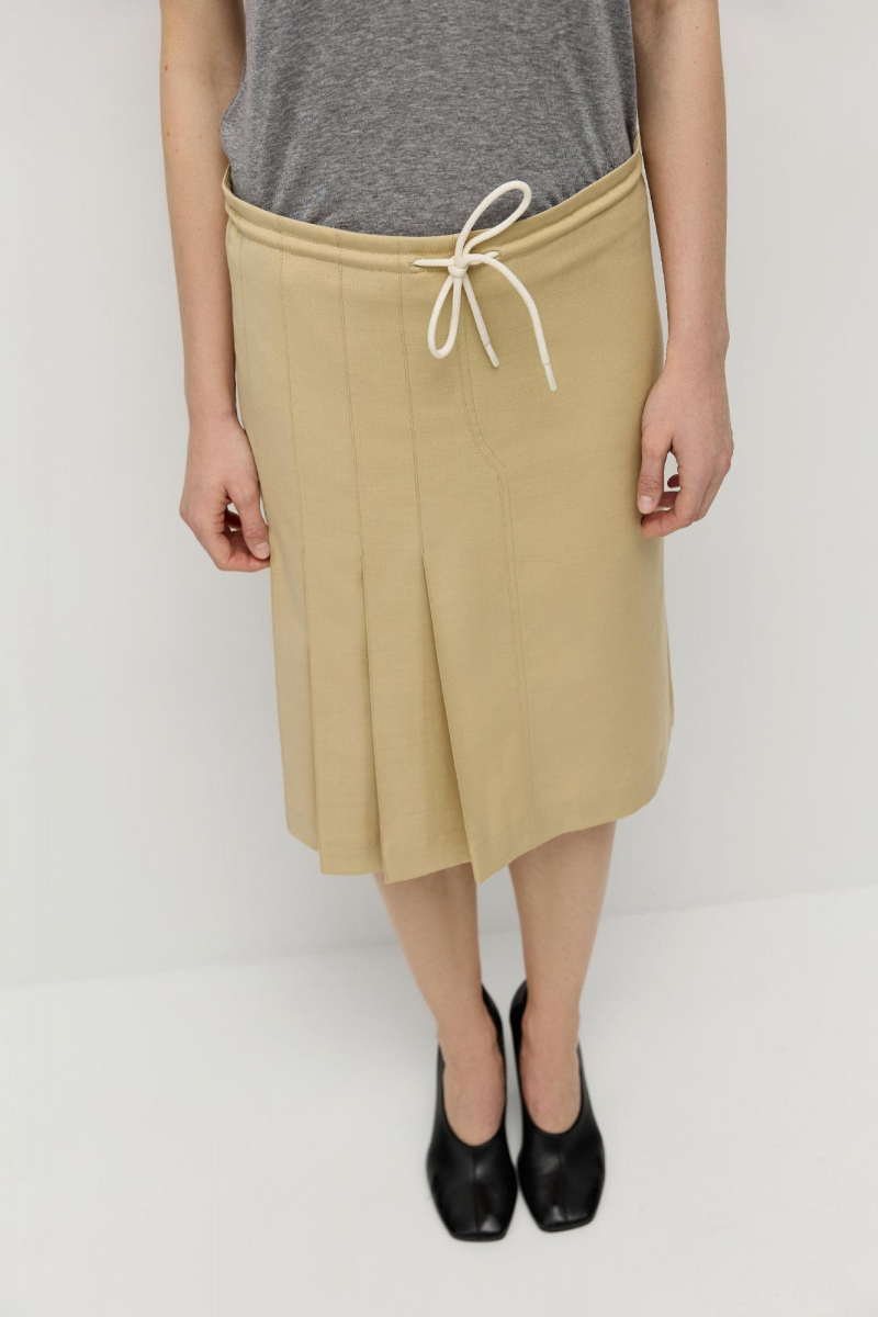 Юбка на шнурке AROUND, цвет: бежевый, 2725_26TWVE01 купить онлайн