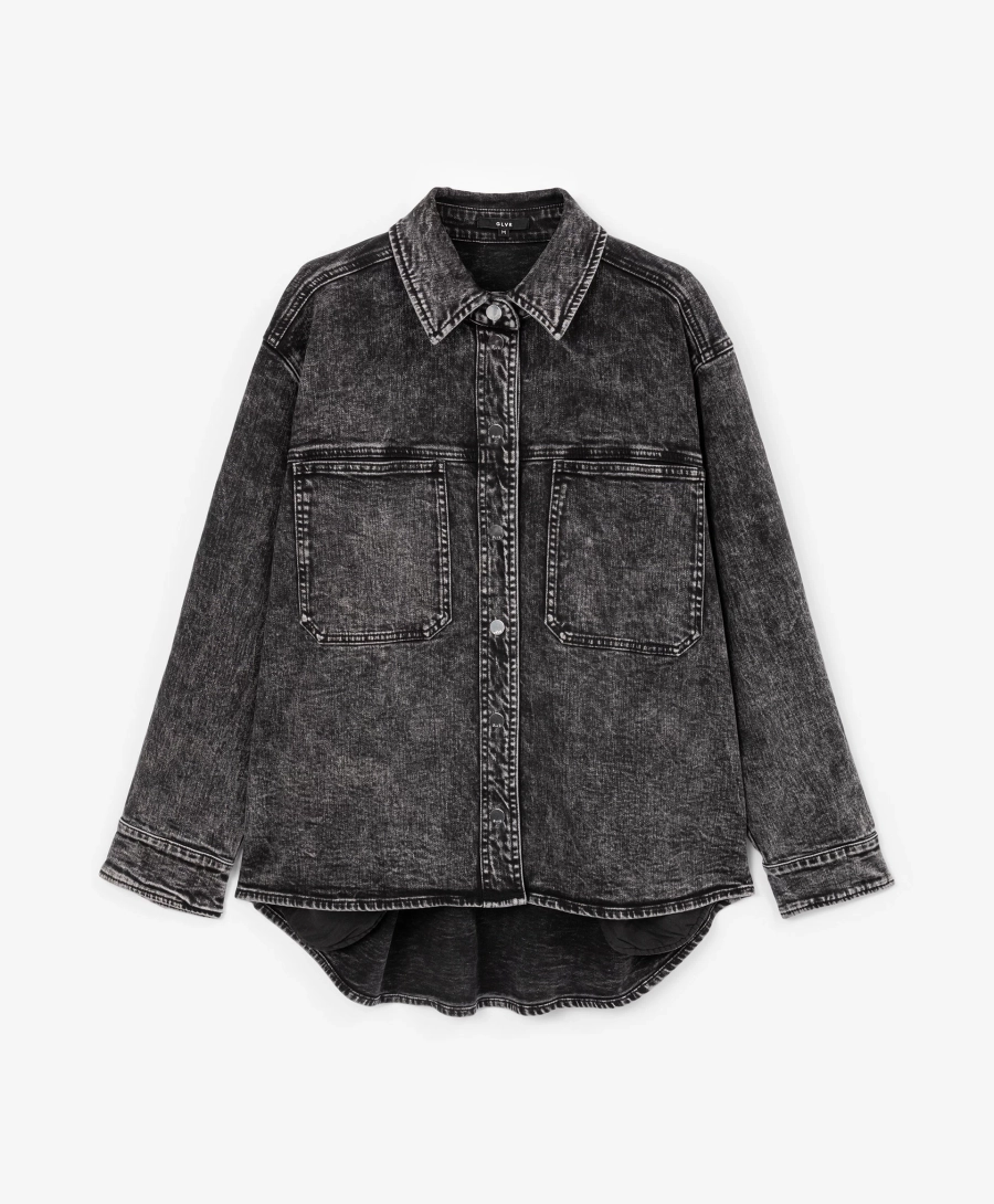 Куртка-рубашка GLVR, цвет: серый, 225G32GAC2301 купить онлайн