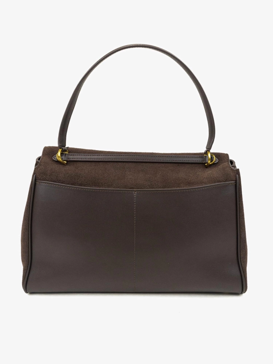 Сумка SANDRA MEDIUM brand salad, цвет: suede brown J-704-PHR 6943 купить онлайн