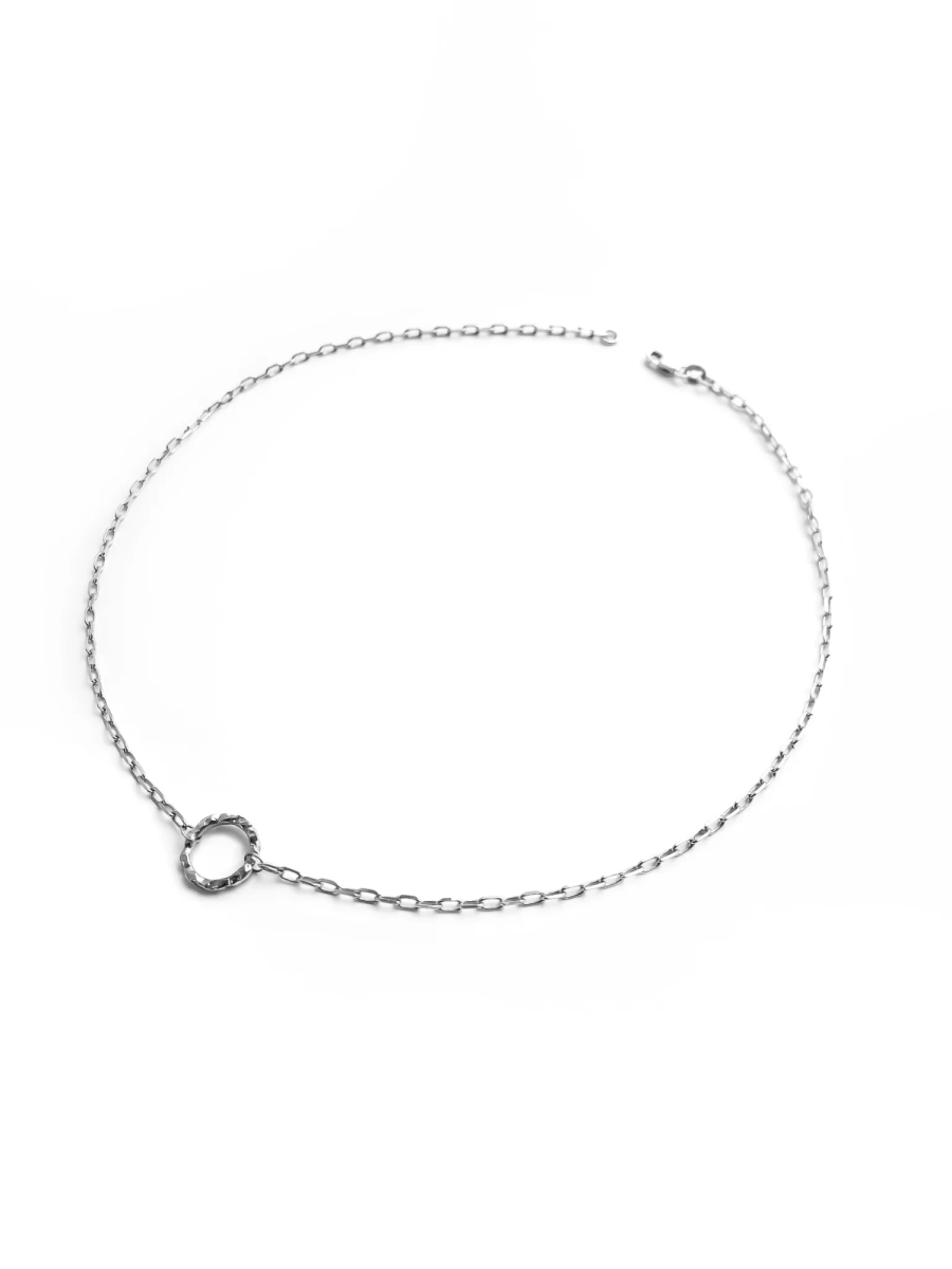 Серебряный колье-чокер «Кратер»