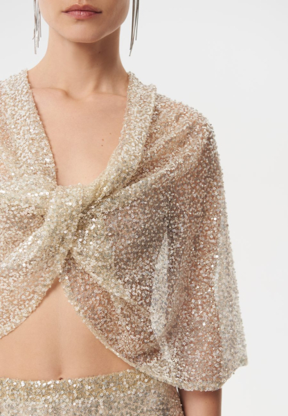 Кейп Angel’s tears CHUBA, цвет: золотой,  купить онлайн