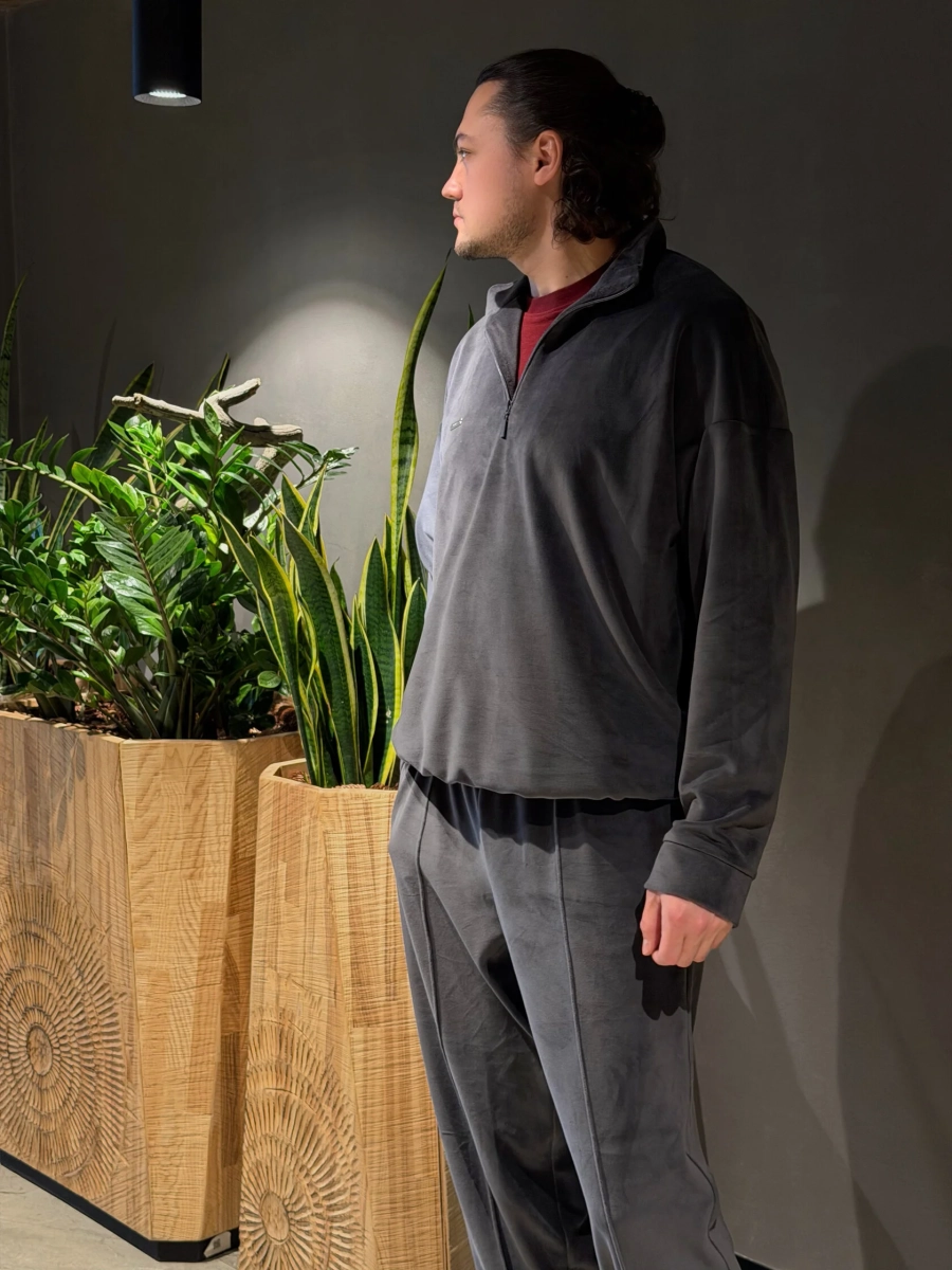 Анорак Велюр мужской GARCHIT, цвет: серый, GMVelAnGr купить онлайн