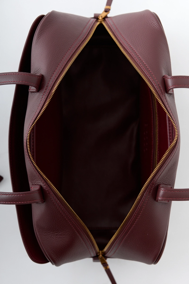Сумка из натуральной кожи Ricoco, цвет: Бордовый bag11/1 купить онлайн