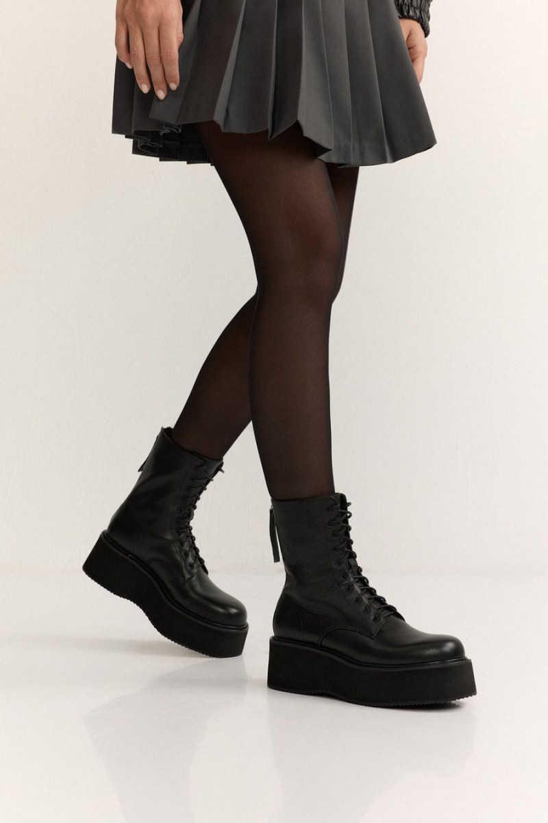 Ботинки из натуральной кожи Lera Nena, цвет: Черный LN.304.18613.900 купить онлайн