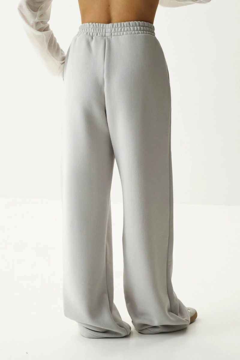 Брюки прямые BASE marte, цвет: Светло-серый,  купить онлайн