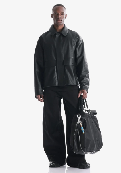 Куртка из экокожи KRAKATAU, цвет: Черный, Qm566-1 купить онлайн