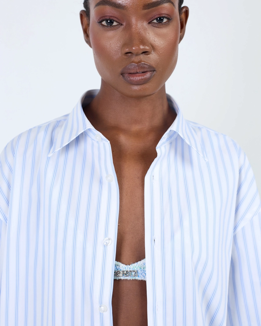 Рубашка CL71 STRIPES BLUE ASIA ST 71, цвет: голубой, Ast71.CL71.shirt-stripes-blue купить онлайн