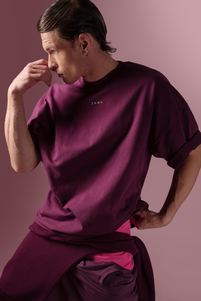 Футболка oversize Premium ZNWR, цвет: каспийский, 21660 купить онлайн