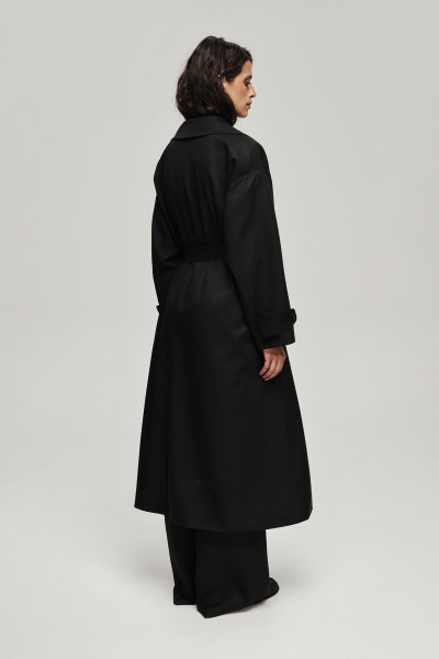 Тренч на поясе Label .B, цвет: Черный, Jc.39.5.CH.BLC купить онлайн