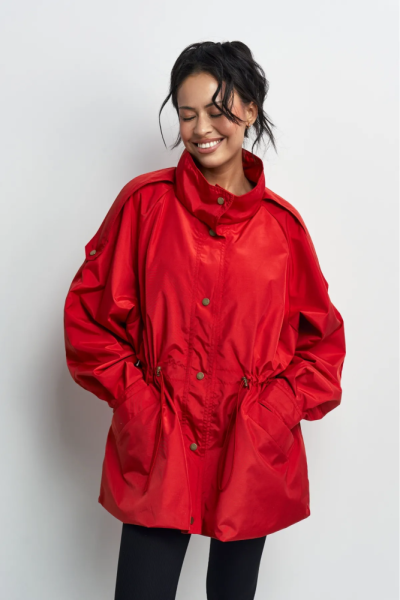 Куртка-реглан на кулиске