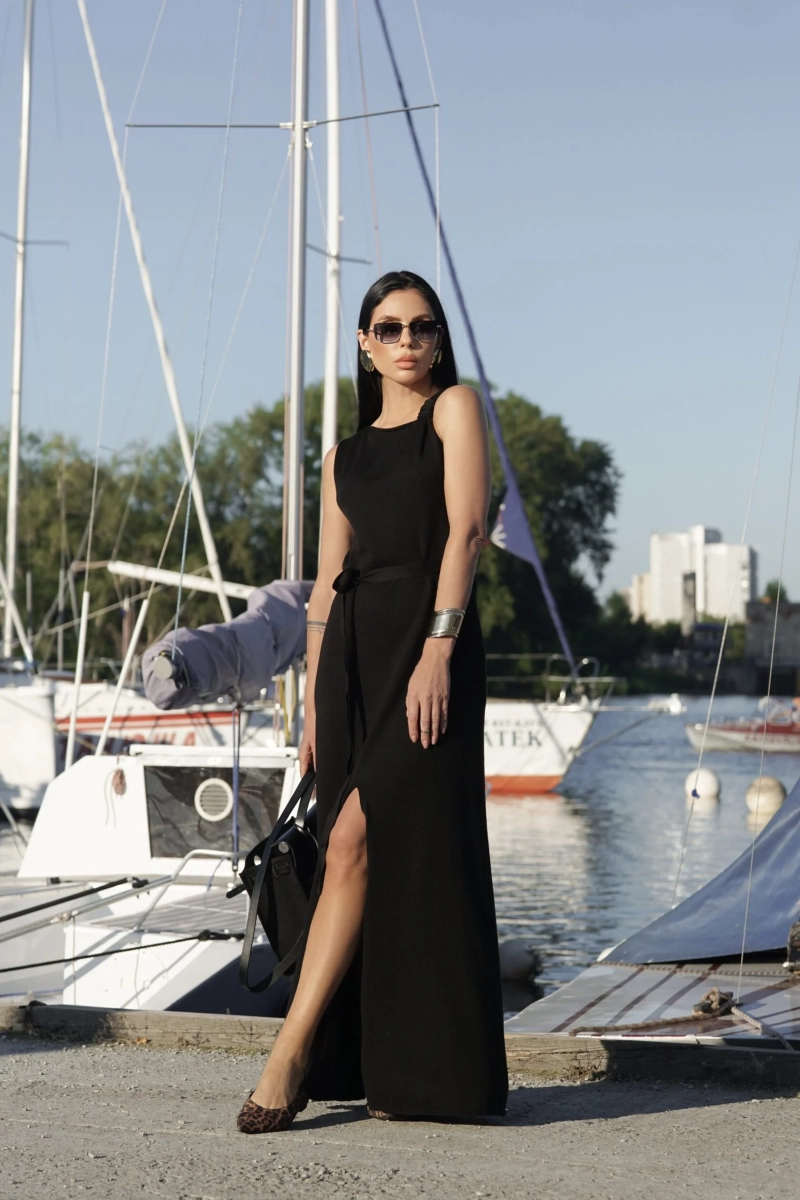 Платье Greek style Y.SO, цвет: black,  купить онлайн