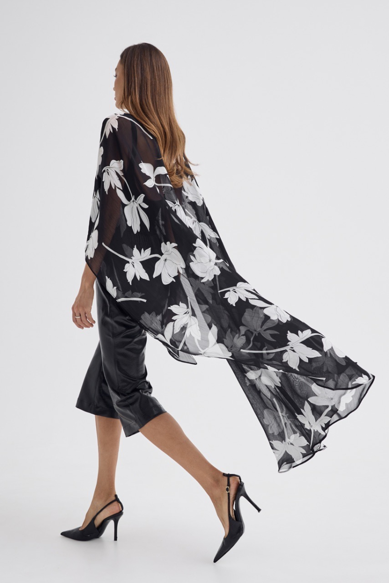 Кейп из итальянской вискозы Shtripling, цвет: Черный, SHDRS015BLK купить онлайн