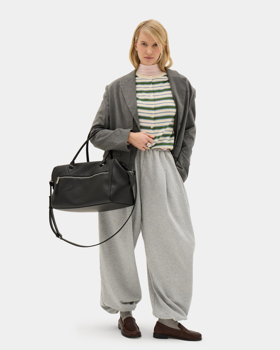 Большая сумка Arny Praht, цвет: мятый черный  купить онлайн