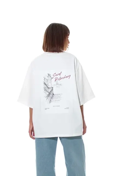 Футболка с принтом города Sp