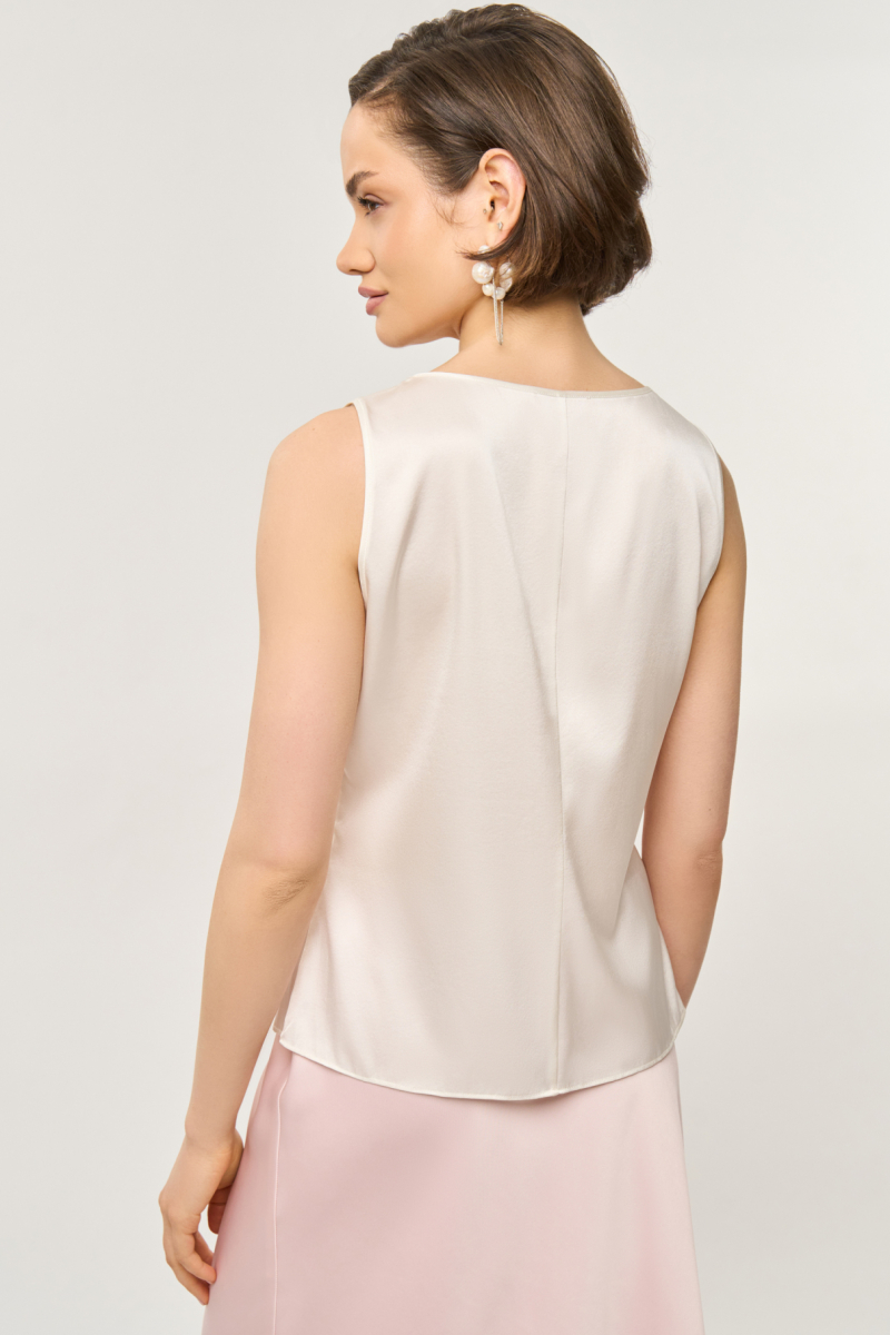 Топ без рукавов Maliha FASHION REBELS, цвет: молочный FR24SS1TP100W700ML |новая коллекция купить онлайн