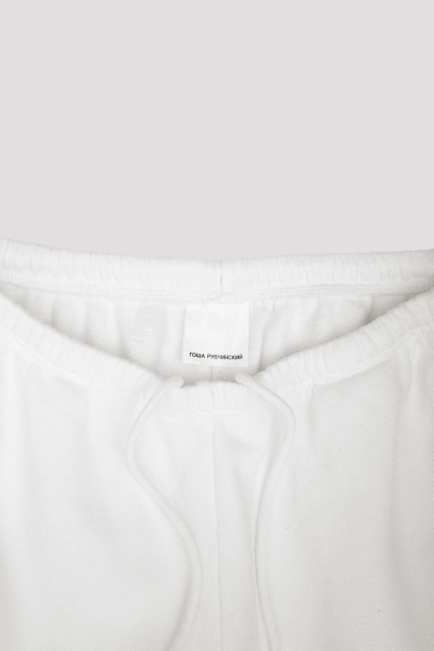 Спортивные брюки свободные ГОША РУБЧИНСКИЙ, цвет: белый, SWP_0102_white купить онлайн