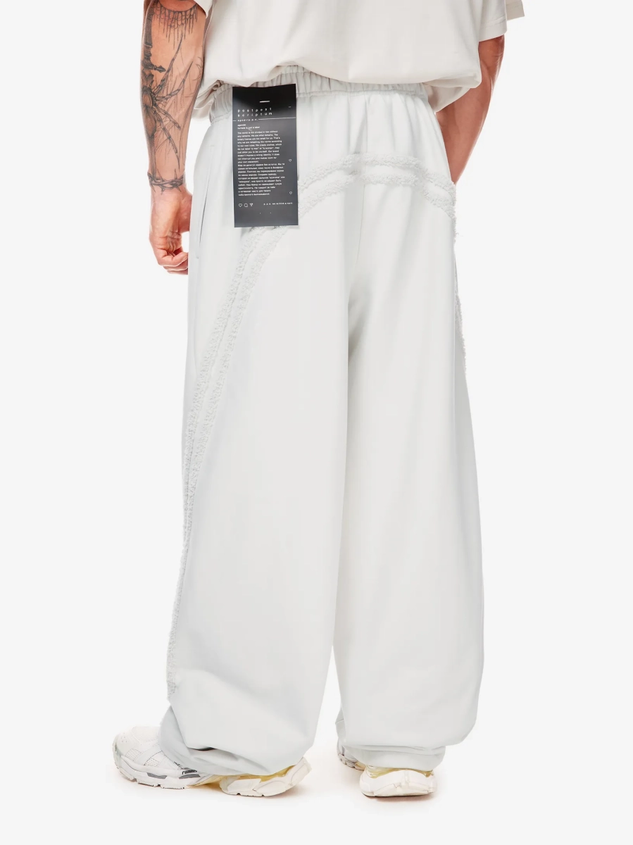 Брюки с текстурными лампасами p.p.s., цвет: гипсовый белый, 1040.00.00.WTE купить онлайн