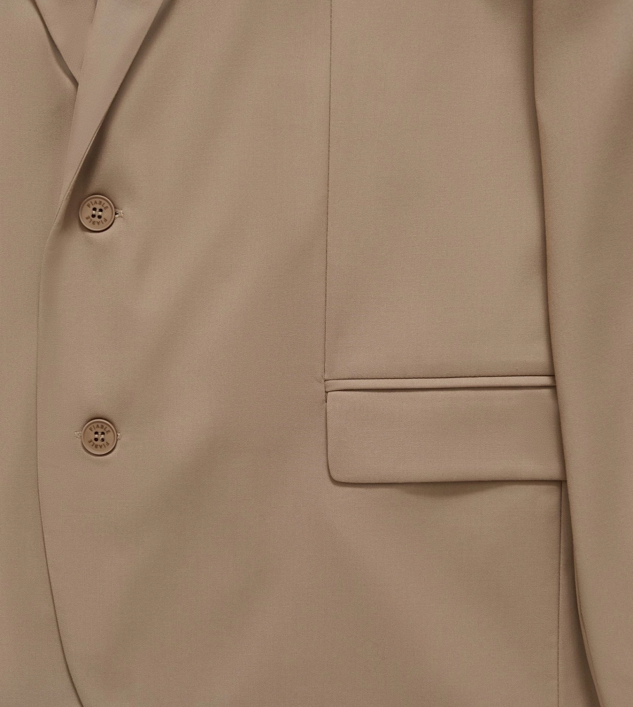 Пиджак классический F | ABLE, цвет: бежевый, BLZR-FBL-KLSSC-BG купить онлайн