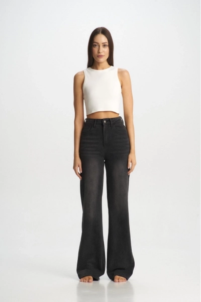 Джинсы трубы Washed Black Erist store, цвет: Черный, НФ-00001685 со скидкой купить онлайн