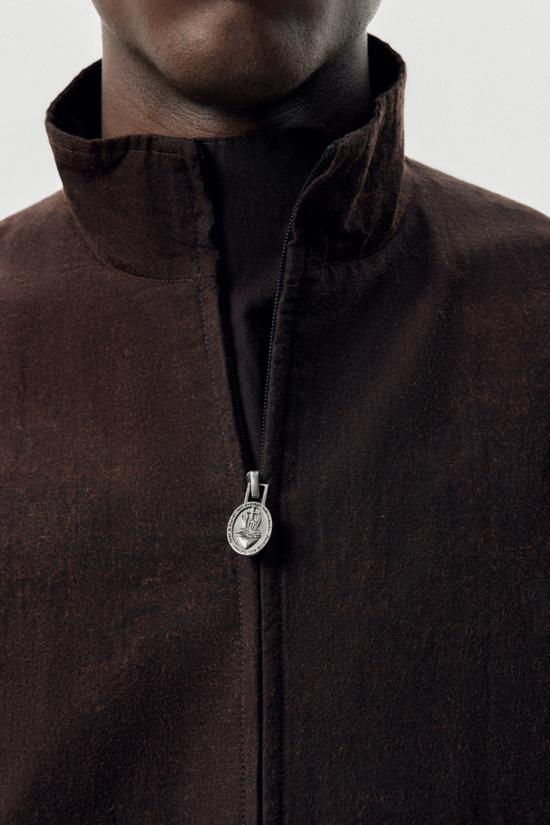 Куртка с объемными плечами NAIPACHE, цвет: Кофейный, 2614012700 купить онлайн